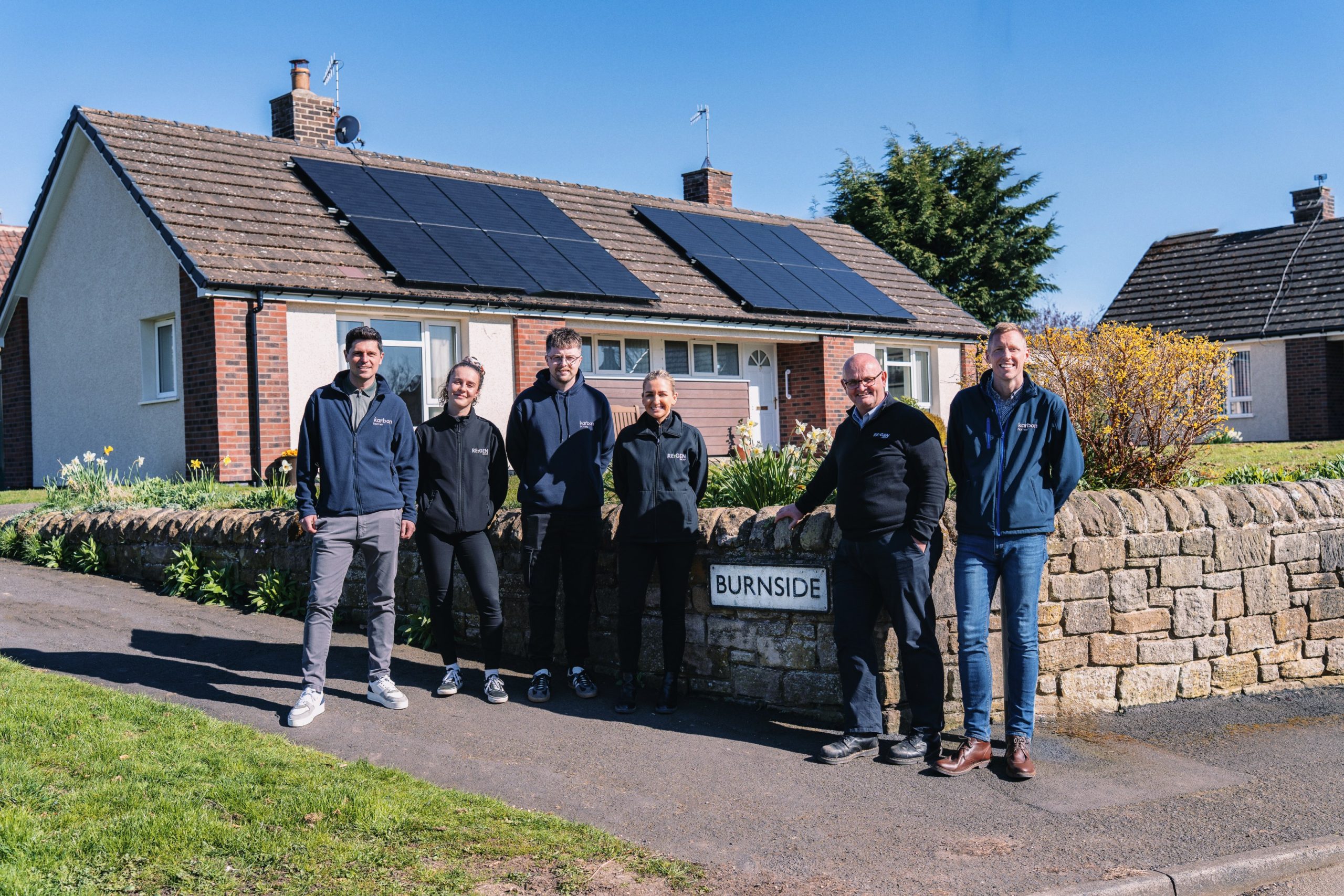 Karbon and RE:GEN complete energy improvement works to homes across Northumberland and County Durham